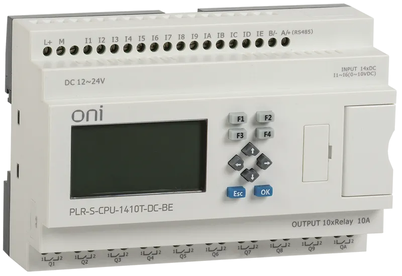 Логическое реле PLR-S. CPU1410(T) 24В DC с экраном ONI