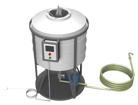 Pesticide dosing device for one component UPD 1