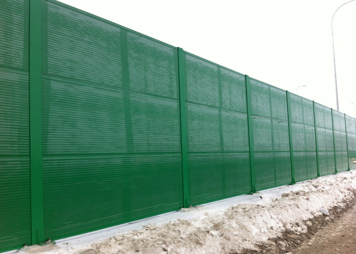 Production of noise barriers