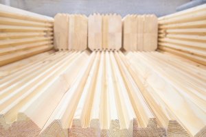 Glued wooden structures