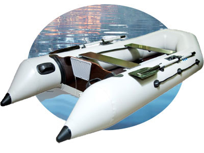 Motor-rowing boat PVC 