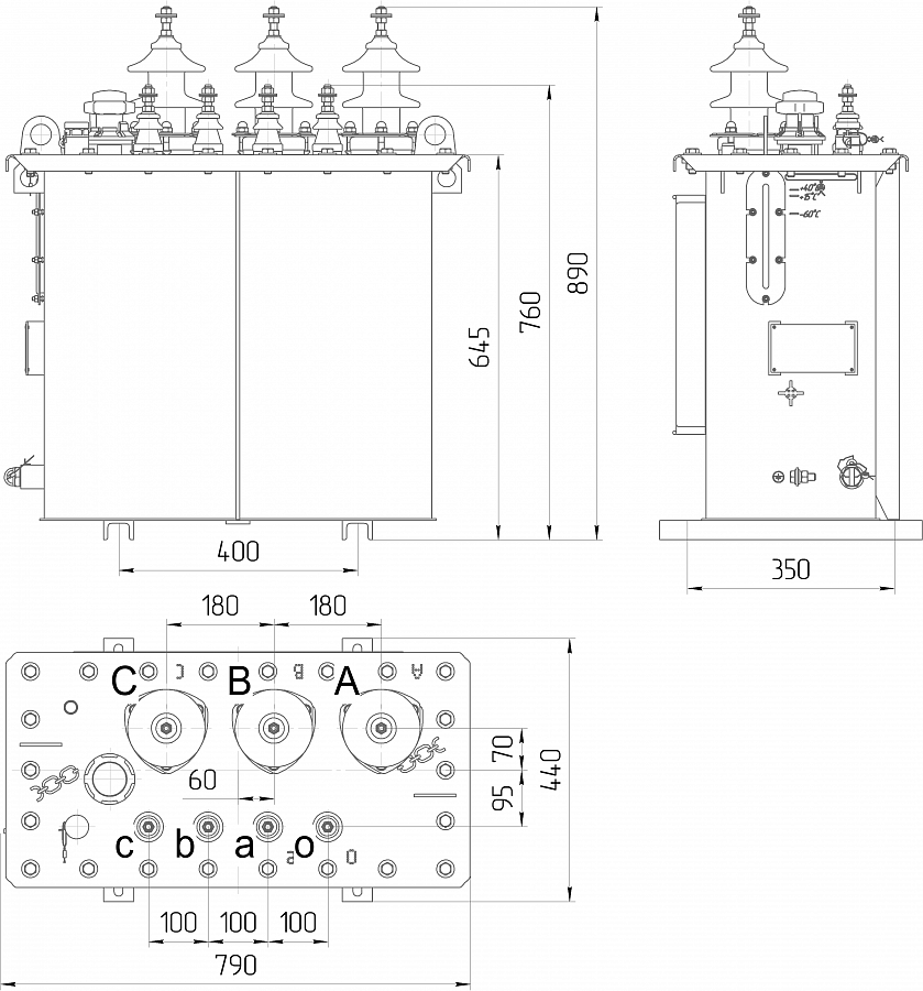 Transformer TMG–25-10(6)/0.4