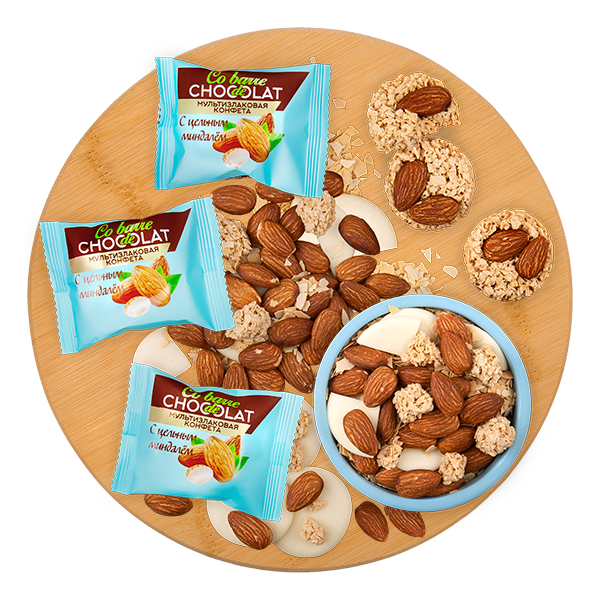 MULTIGRAIN SWEETS WITH ALMONDS