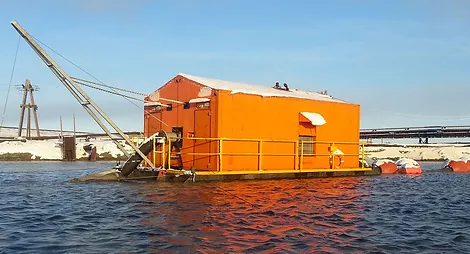 Floating pumping stations