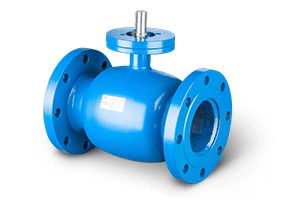Ball valve for electric actuator DN10