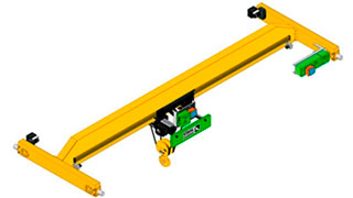Support beam crane