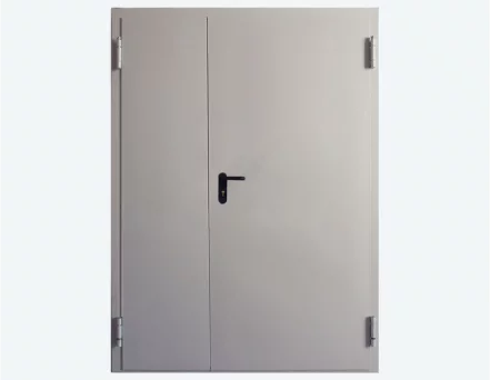 Двери металлические противопожарные двустворчатые ДМП 02/60 