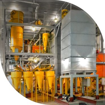 Mill of high-quality grinding of wheat with a productivity of 30 t/day