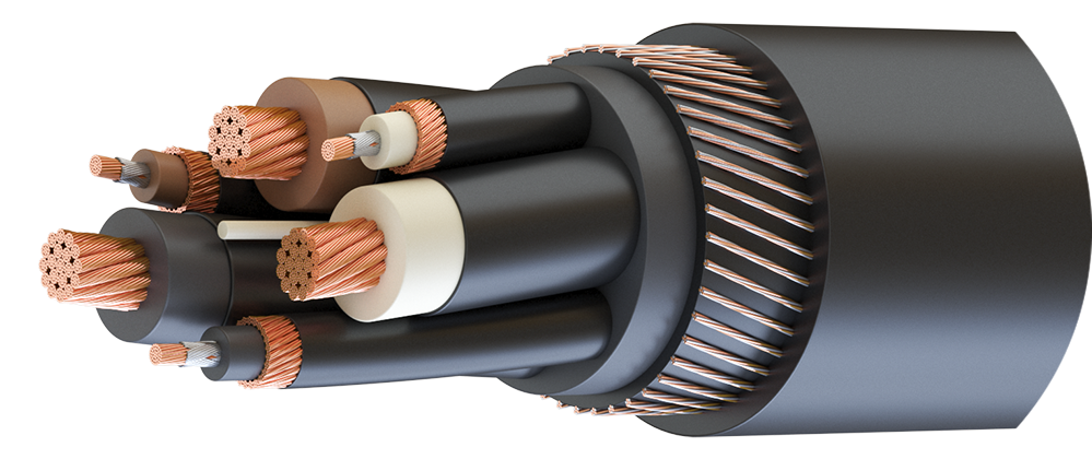 Power flexible mine cable for Shearers and roadheaders HoldMine KGETUKSHm