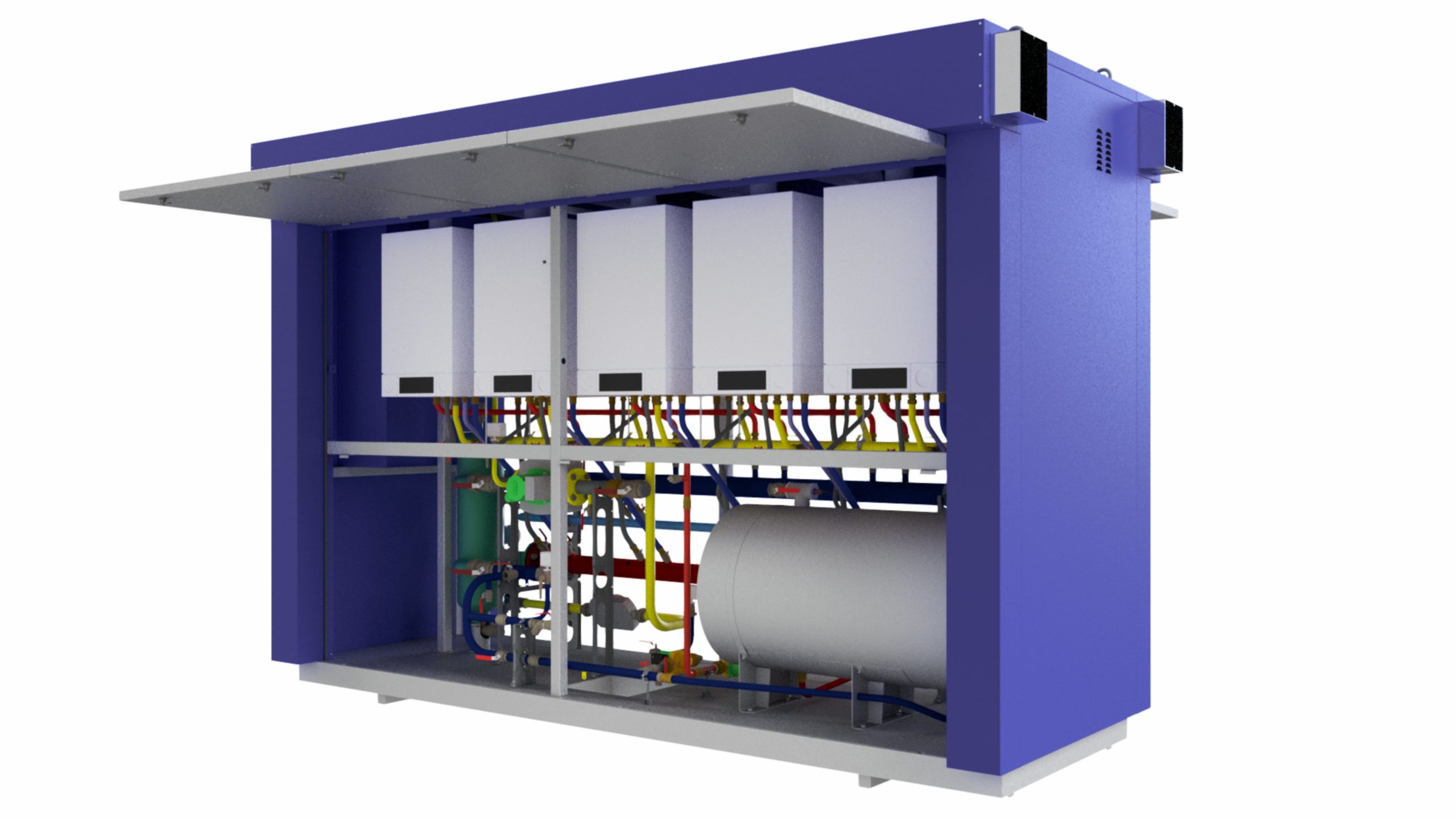 Outdoor heat generating unit TGU-NORD 300