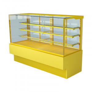 Confectionery showcase Soul yellow from MDF 938
