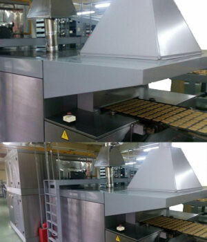 Gas confectionery oven with mesh conveyor GTP-ST