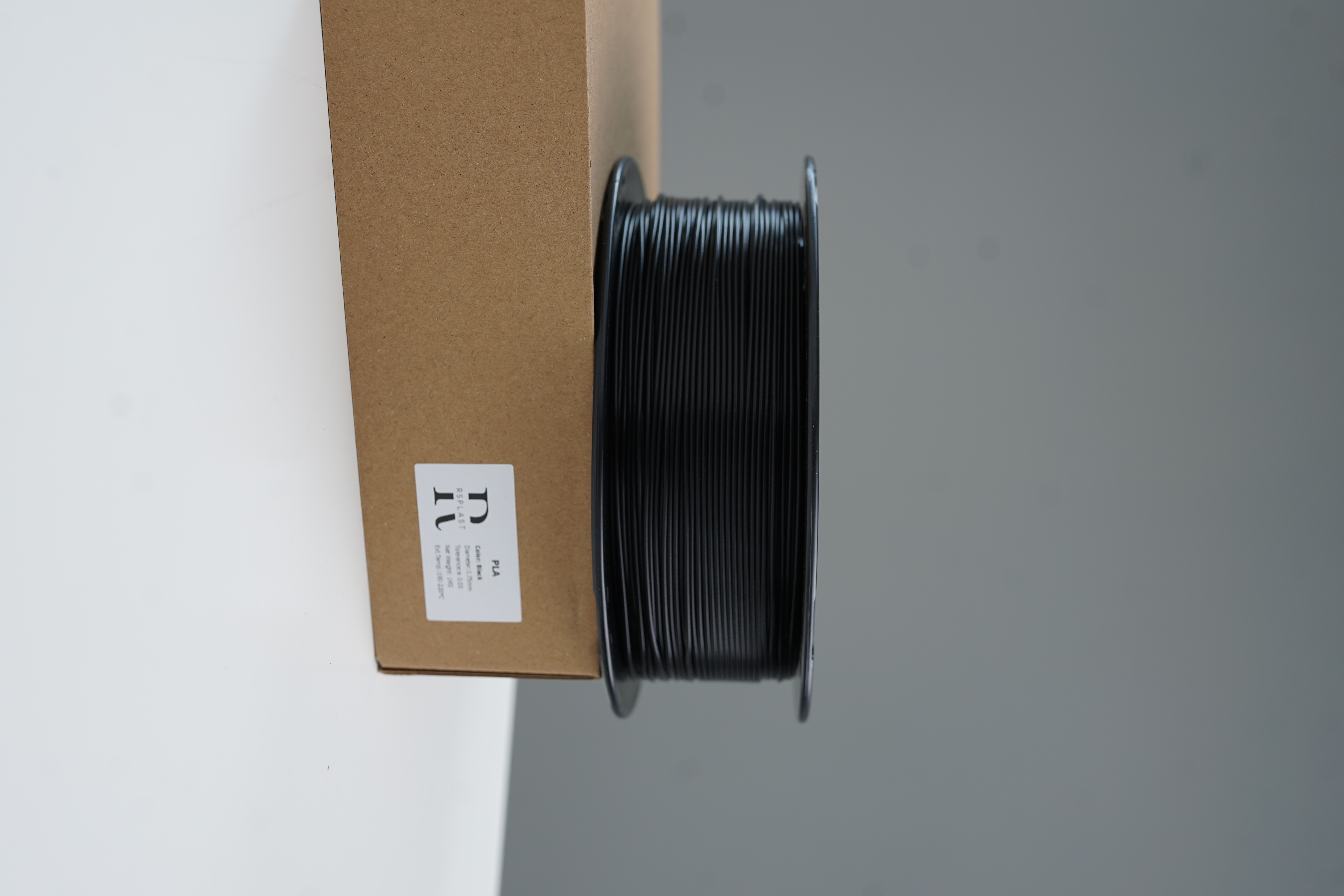 PLA 3D-printing filament black 1,75 mm