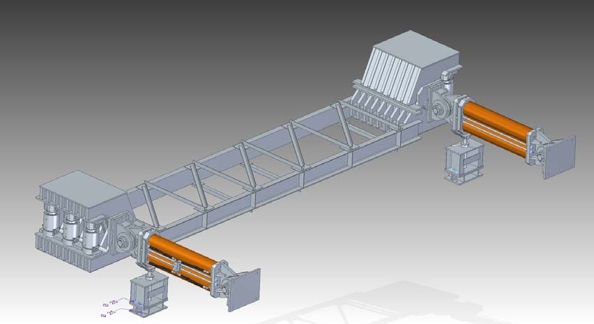 Гидравлический толкатель ТМК600Г1200