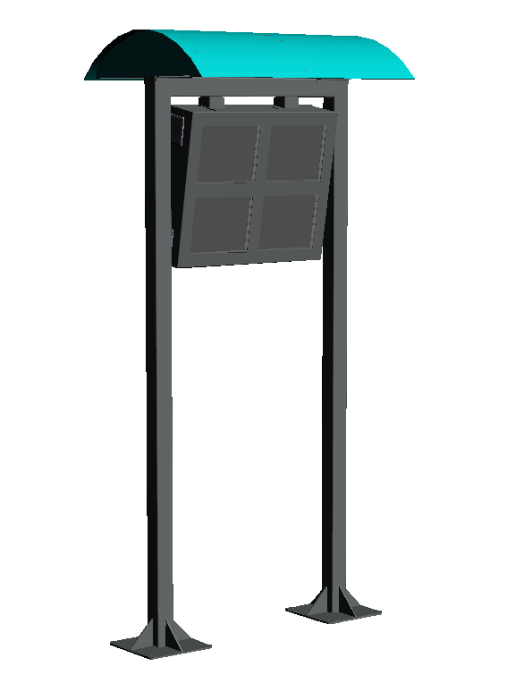 Outdoor platform scoreboard BT-19-4-SVN