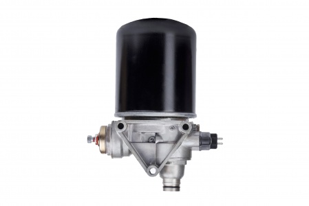 Water-oil separator with built-in pressure regulator