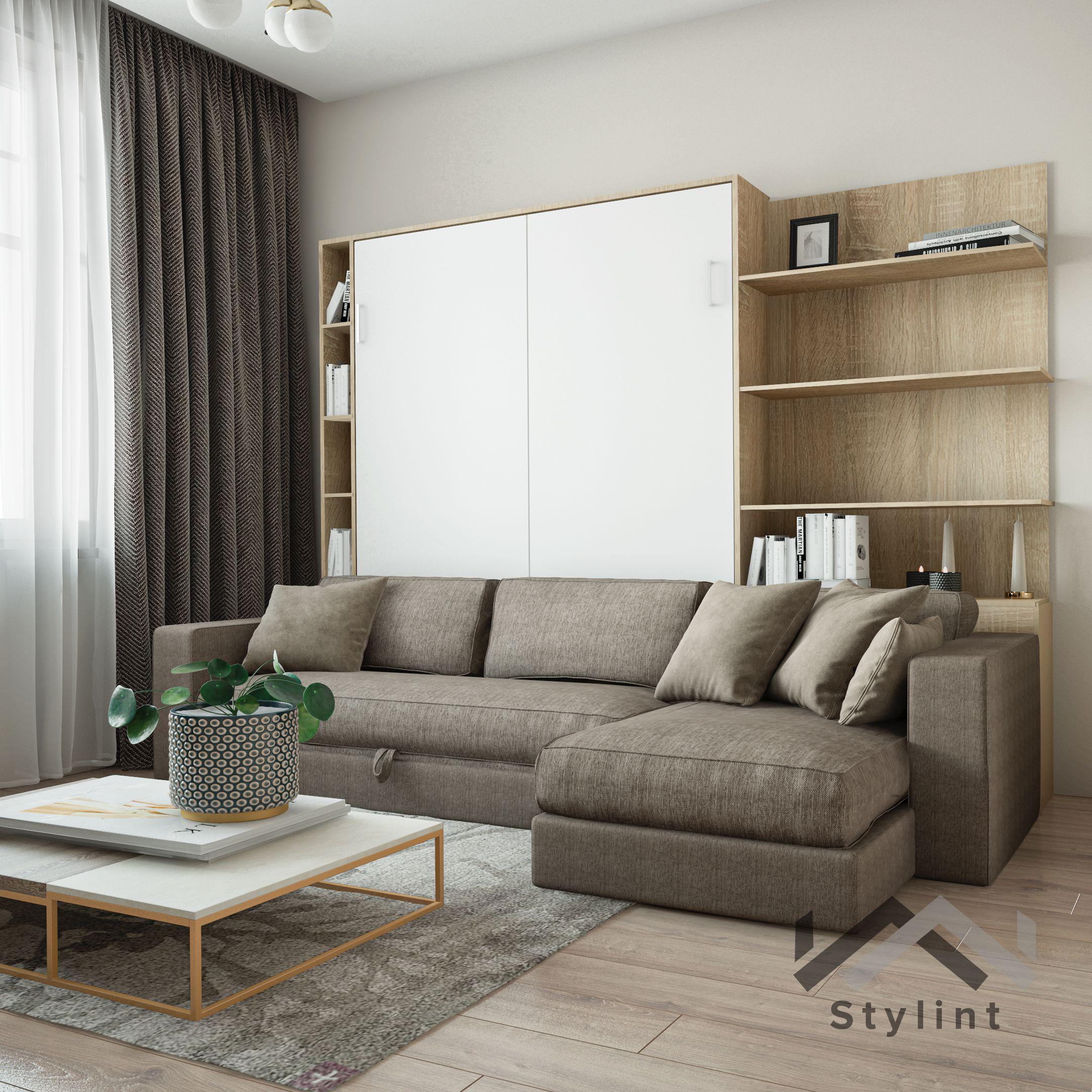 Шкаф-кровать трансформер Лугано элегант