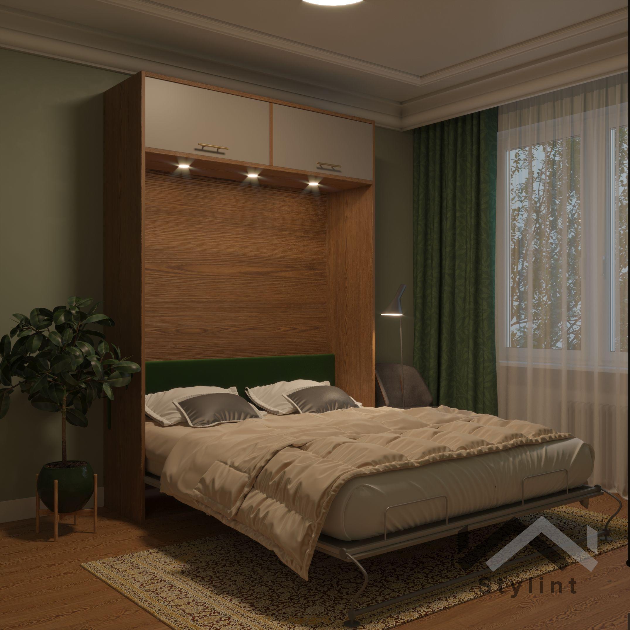 Transformable wardrobe bed Verona