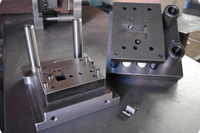 Making dies in a mold project