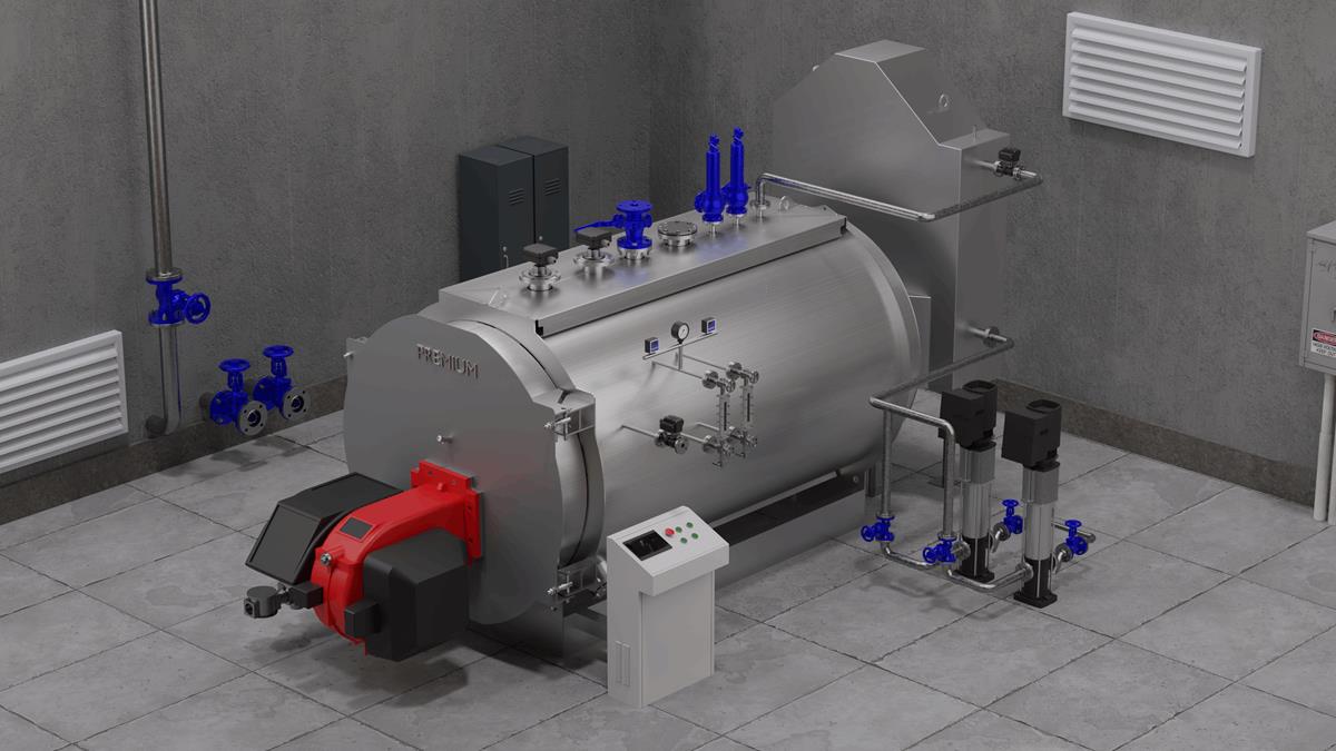 Паровой котел PREMIUM S-5000 12 бар