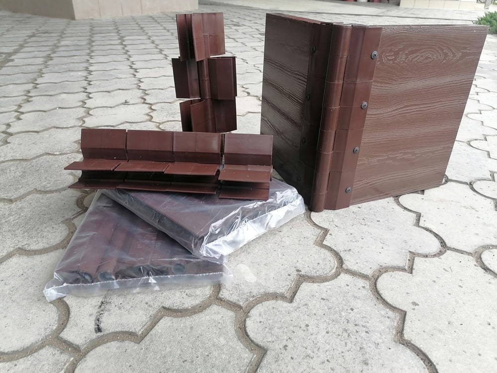 Decorative flower bed