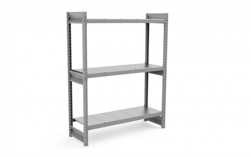 Warehouse rack SGR - 3 tiers 1500x900x500mm