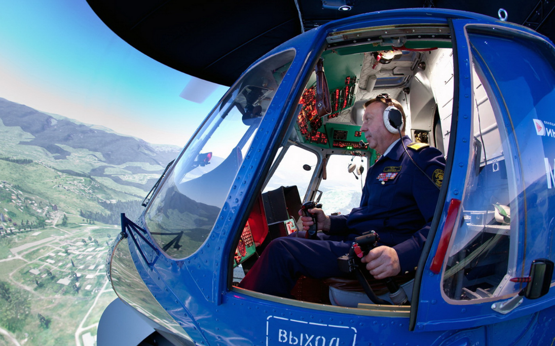 Aviation personnel training for helicopters produced by Russian Helicopters