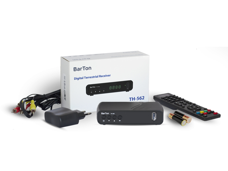Цифровой эфирный ресивер BarTon TH-562