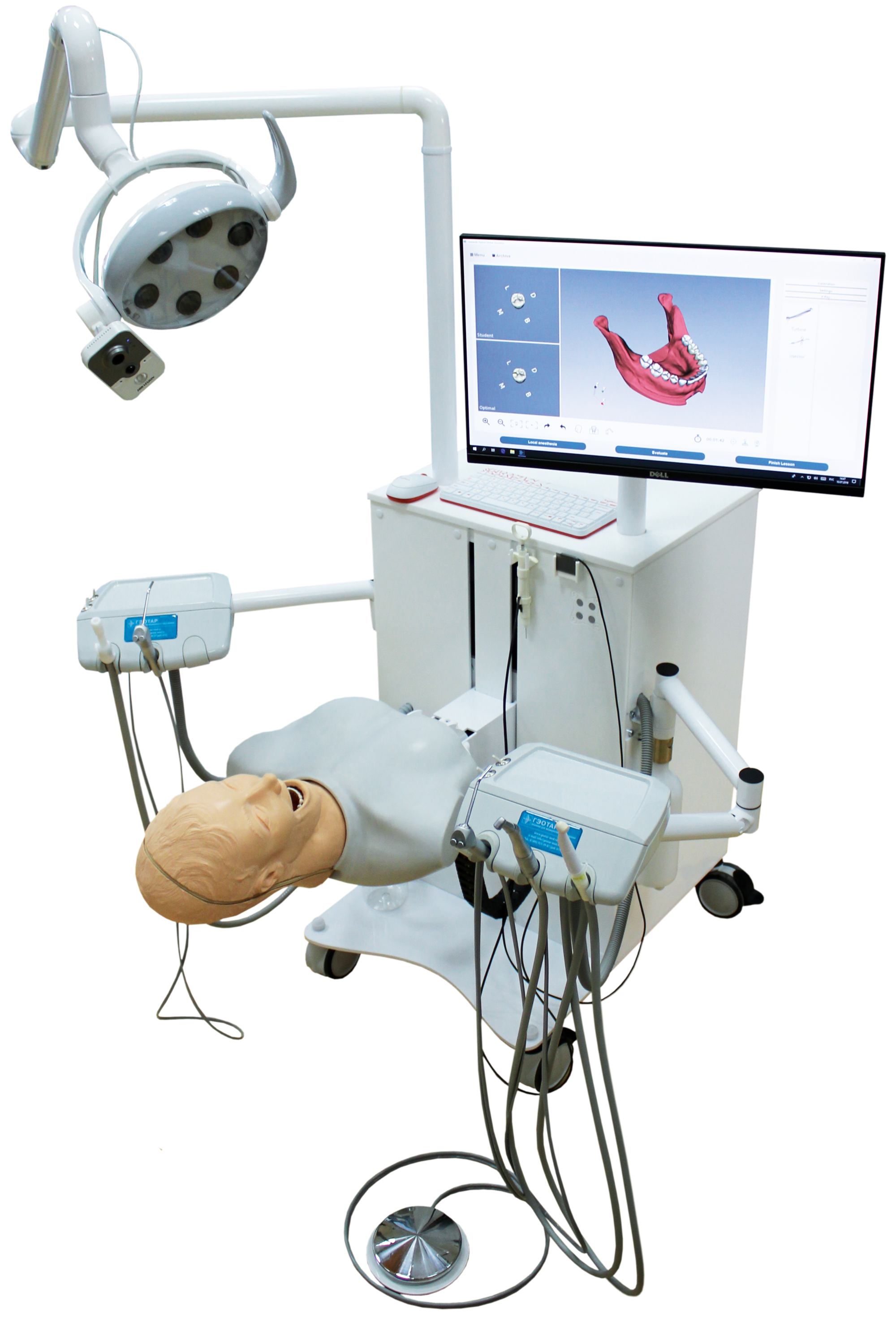 Hybrid virtual dental simulator «LEONARDO»